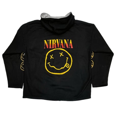 NIRVANA SMILE HOODED SWEAT FITS XL 2208