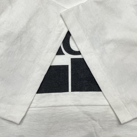 BLACK FLAG 90s LOGO TEE WHITE LARGE 0043