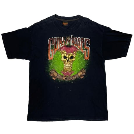 GUNS 'N' ROSES BAD APPLE USE YOUR ILLUSION TOUR 1991-1993 TEE BLACK XL 1225