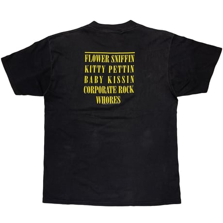 NIRVANA SMILE 1992 WHITE COPYWRITE GIANT BY TULTEX XL 0857