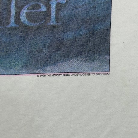 THE MOODY BLUES TIME TRAVELER TOUR WHITE BROCKUM XL 6573