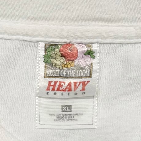 OLD&VINTAGE CROWN SMILE WHITE FRUIT OF THE LOOM XL 4430