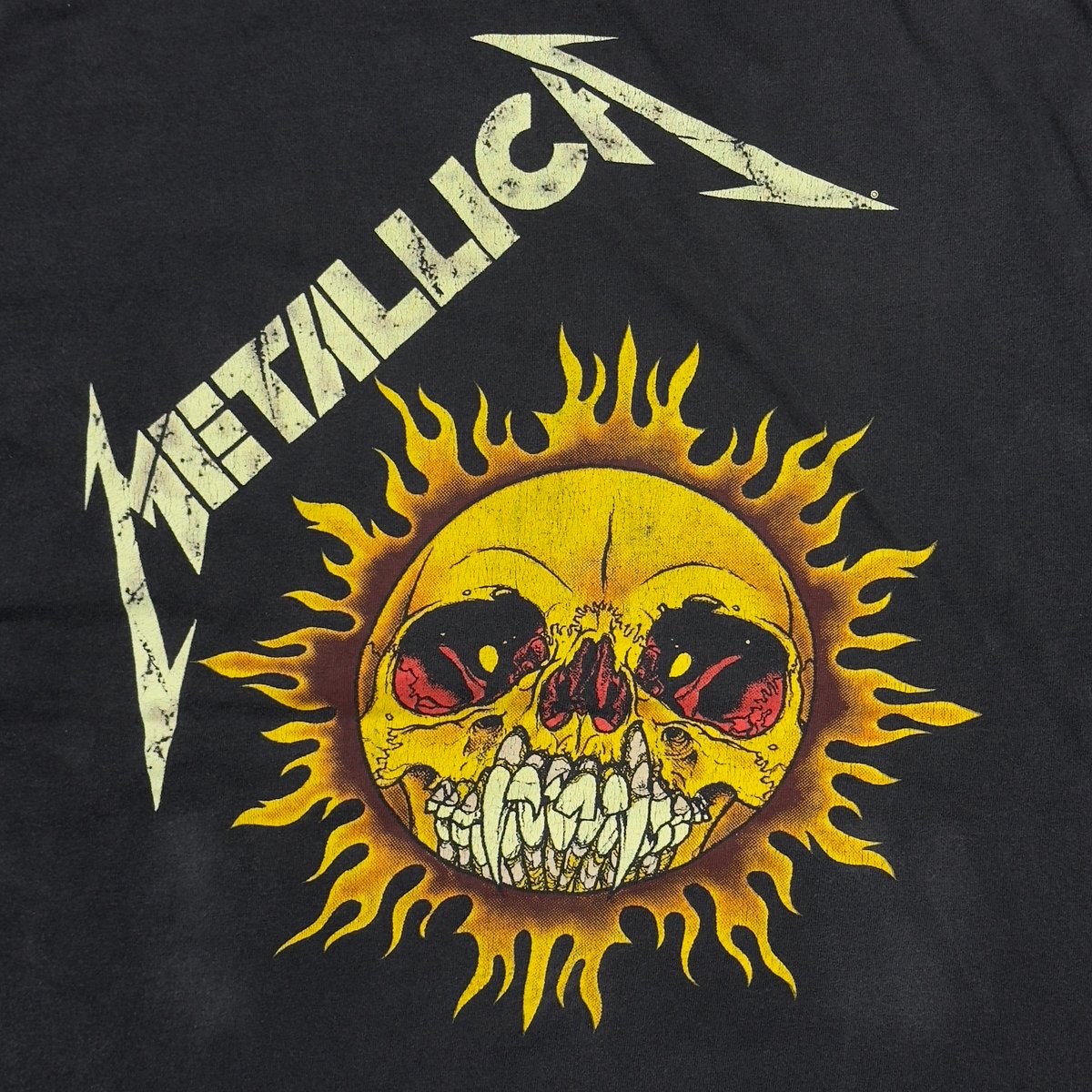 METALLICA PUSHEAD SIDE FLAME SKULL GIANT XL 806