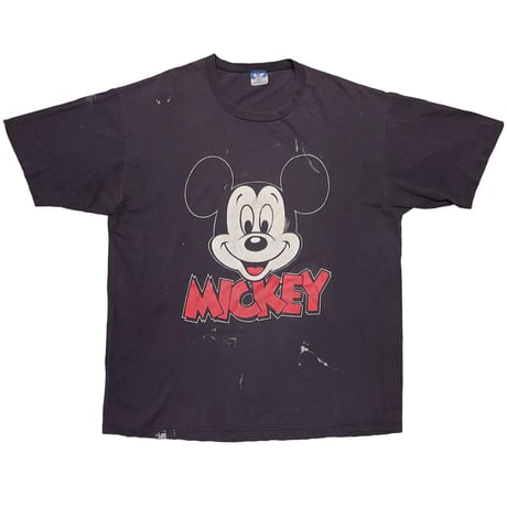 DISNEY VINTAGE MICKEY MOUSE FACE TEE OSFA FITS XL 4668