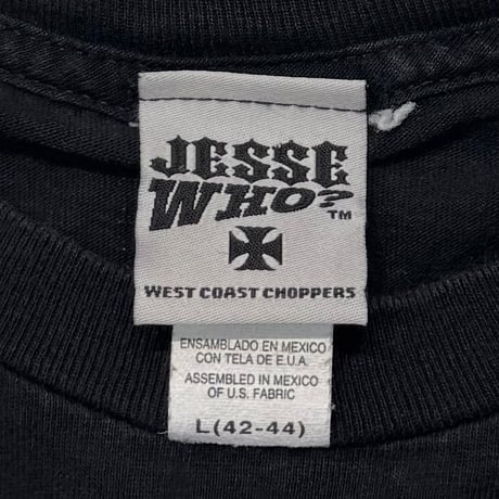 WEST COAST CHOPPERS IRON CROSS LS BLACK LARGE 8607