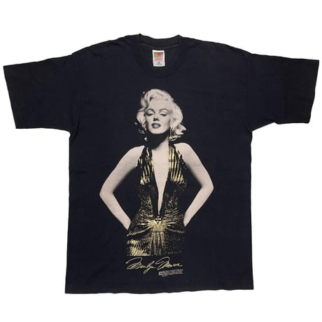 MARILYN MONROE 1995 METALLIC DRESS FRUIT OF THE LOOM LARGE 6771