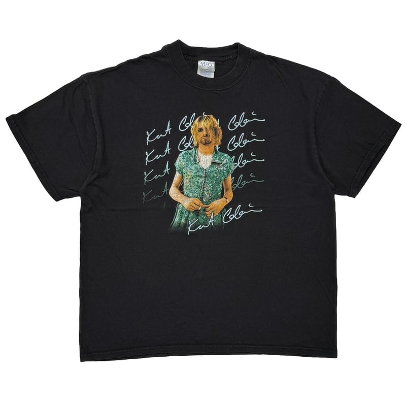 ミュージシャン NIRVANA  COBAIN DRESS M&O LARGE 4992 NIRVANA KURT COBAIN DRESS M＆O XL 9072 | greatLA