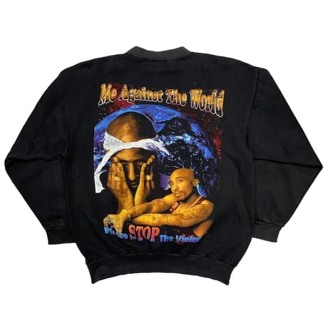 2PAC ALL EYES ON ME HE WILL BE GREATLY MISSED RAP DESIGN CREWNECK SWEAT XL 1285