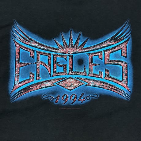 EAGLES HELL FREEZES OVER 1994 TEE GIANT BY TULTEX XL BLACK 5472