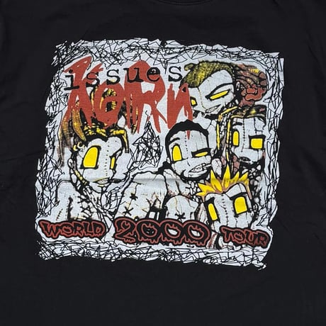 KORN ISSUES WORLD TOUR 2000 LS BOOTLEG FITS XL 2686