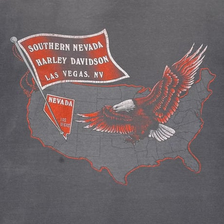 HARLEY DAVIDSON 3D EMBLEM LAS VEGAS POCKET TEE XL 1037