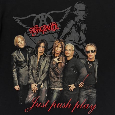 AEROSMITH SORAYAMA JUST PUSH PLAY WORLD TOUR 2001 giant LARGE 2798
