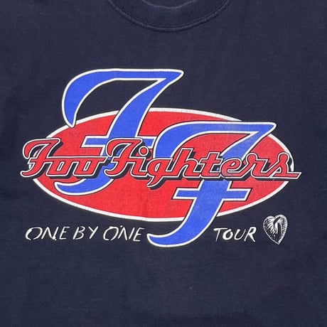 FOO FIGHTERS 2002 ONE BY ONE EUROPEAN TOUR NAVY JERZEES XL 4952