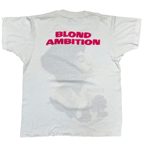 MADONNA BLONDE AMBITION TOUR '90 WHITE FITS M-L 2766