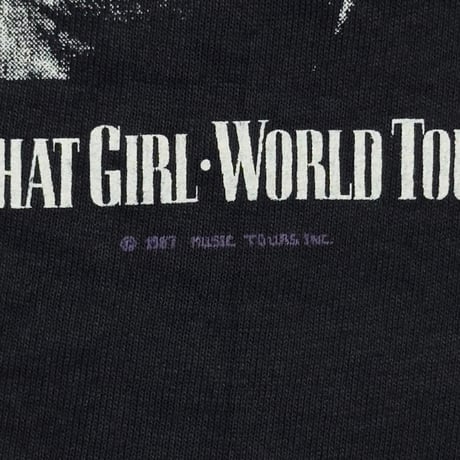 MADONNA WHO'S THAT GIRL WORLD TOUR 1987 HANES XL 0082