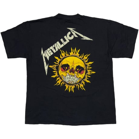 METALLICA PUSHEAD SIDE FLAME SKULL FRUIT OF THE LOOM XL 6780