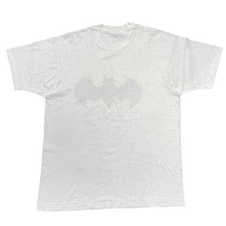 DC COMICS BATMAN LOGO 1982 WHITE FRUIT OF THE LOOM XL 8417