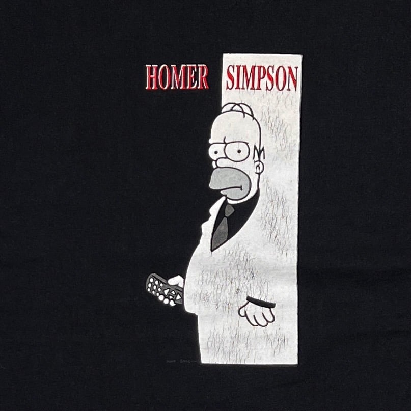 90S DELTA THE SIMPSONS SCARFACE Tシャツ XL 90S DELTA THE SIMPSONS SCARFACE Tシャツ XL