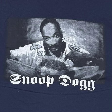 SNOOP DOGG LINK PHOTO PRINT NAVY JERZEES XXL 5151