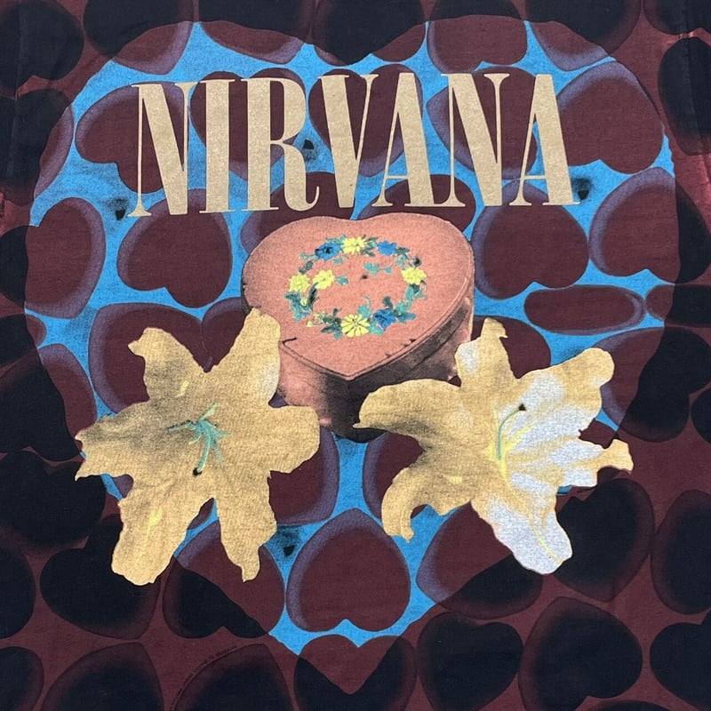 NIRVANA HEART SHAPED BOX GIANT BY TULTEX XL 584