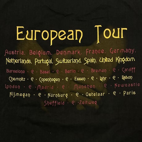 VAH HALEN BALANCE EUROPEAN TOUR XL 9013