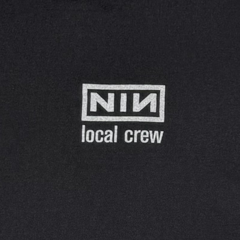 NINE INCH NAILS LOCAL CREW BACK CRUSH NIN LOGO