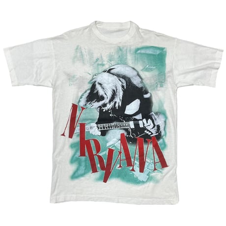NIRVANA IN UTERO BOOTLEG WHITE FITS XL 2882