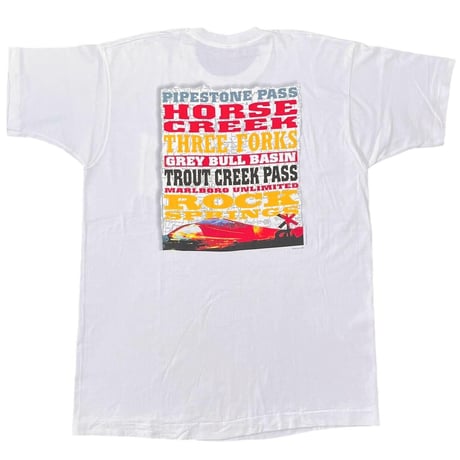 Marlboro HORSE CREEK POCKET TEE WHITE FRUIT OF THE LOOM XL 3