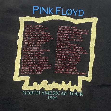 PINK FLOYD NORTH AMERICAN TOUR 1994 BROCKUM XL 1659