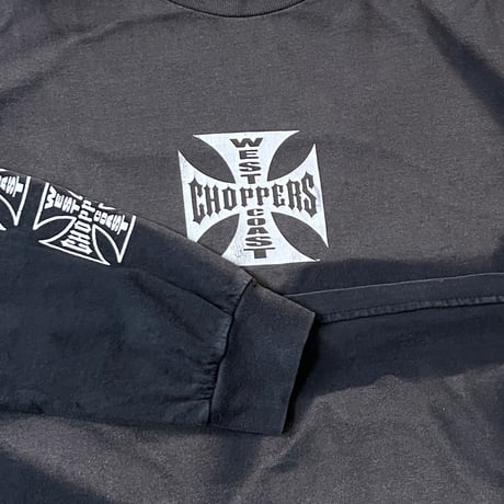 FADE is BEAUTIFUL [No.8]  WEST COAST CHOPPERS IRON CROSS LONG SLEEVE FITS LARGE 6681