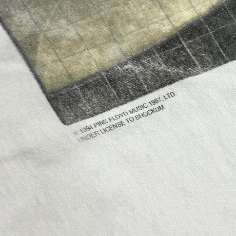 PINK FLOYD DEVISION BELL P LOGO WHITE BROCKUM OSFA FITS XL 1924