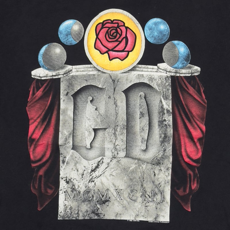 GRATEFUL DEAD 1993 SPRING TOUR BROCKUM XL 8550 GRATEFUL DEAD 1993 SPRING TOUR BROCKUM XL 8550