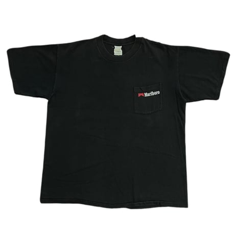 Marlboro MAN BACK BIG PRINT TEE BLACK with POACKET 3