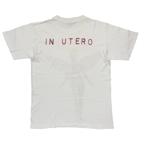 NIRVANA IN UTERO Y2K WHITE anvil MEDIUM 4618