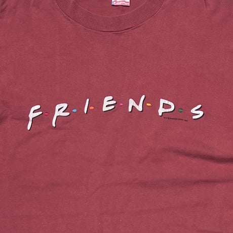 FRIENDS MOVIE PROMO 1995 FADED RED FRUIT OF THE LOOM XL 0778