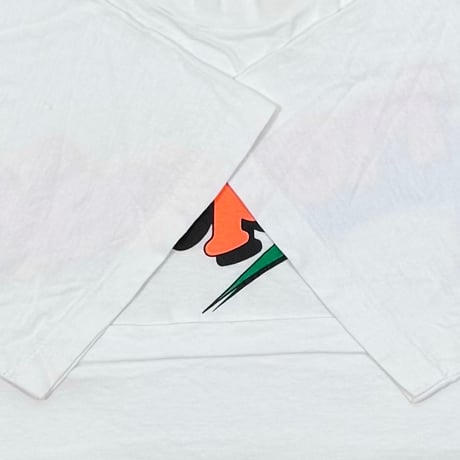 Newport LOGO ORANGE/GREEN WHITE SCREEN STARS XL 0552