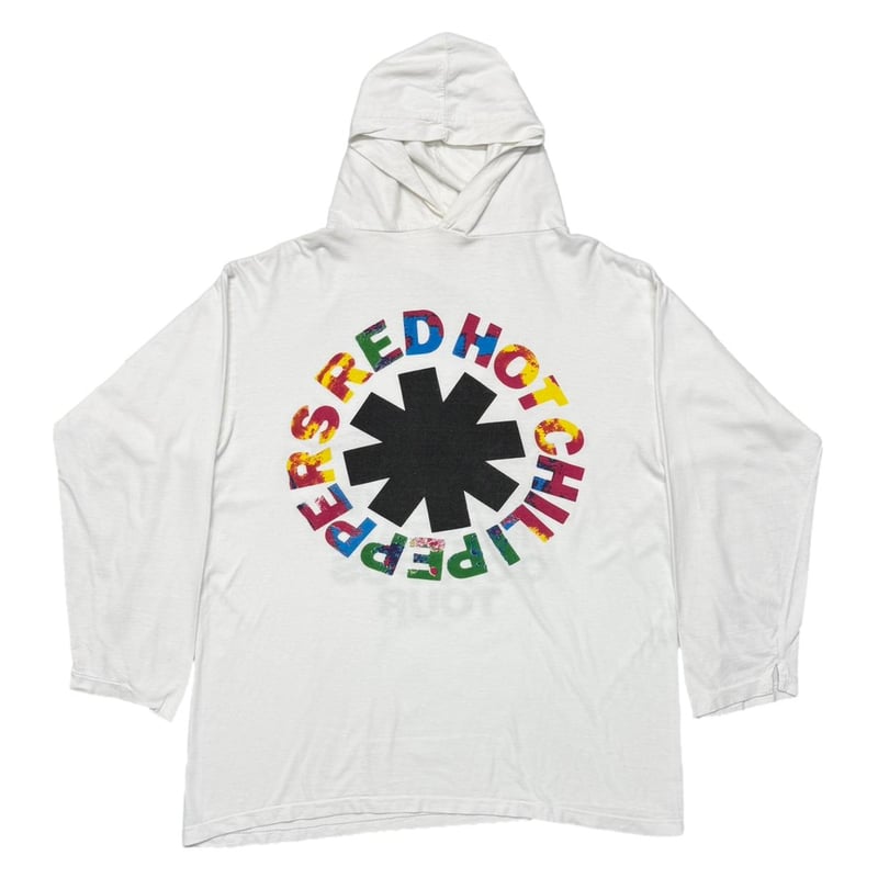 Red Hot Chili Peppersツアー公式パーカー ホワイト Mサイズ RED HOT CHILI PEPPERS POSITIVE MENTAL OCTOPUS T