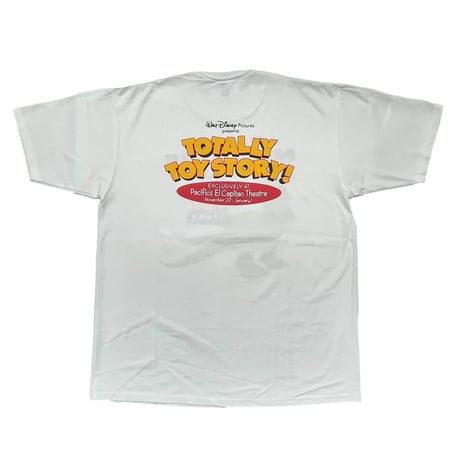 DISNEY VINTAGE TOY STORY I'M NERVOS REX! TEE WHITE XL 6082