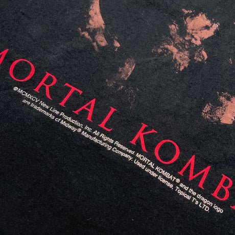 MOTAL COMBAT DRAGON PROMO FRUIT OF THE LOOM XL 1161