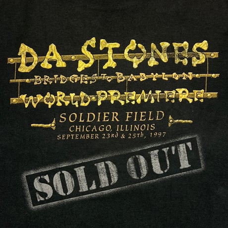 ROLLING STONES 1997 BRIDGES TO BABYLON WORLD PREMIERE anvil XL 3042