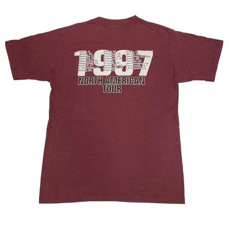 RAGE AGAINST THE MACHINE 1997 NORTH AMERICAN TOUR WINE RED GIANT MEDIUM 5219