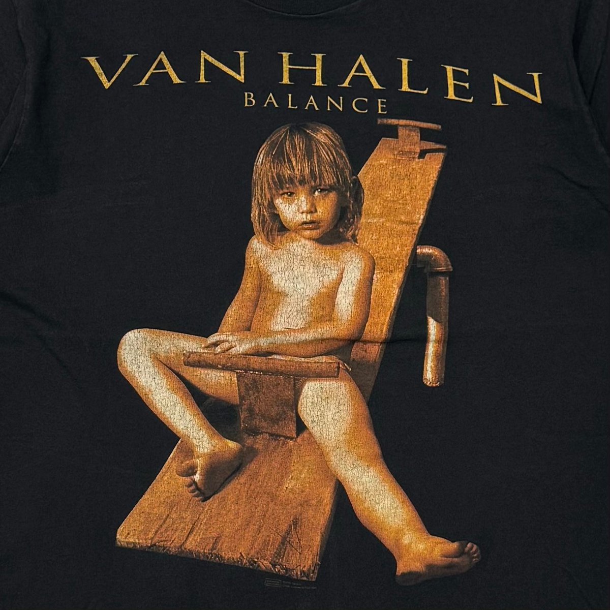VAN HALEN BALANCE WORLD TOUR 1995 BLACK FITS XL