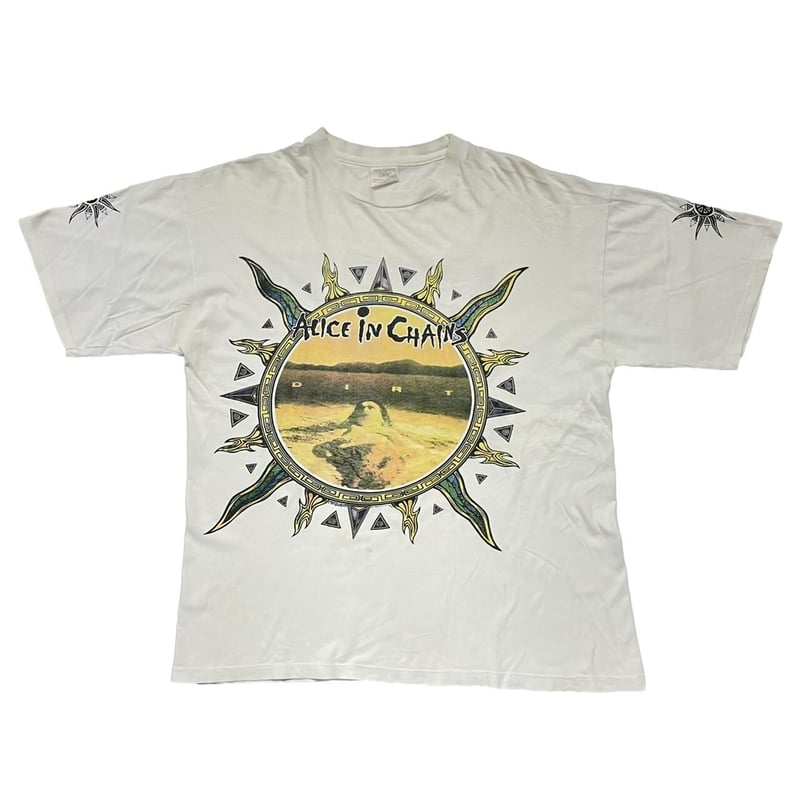 ALICE IN CHAINS DIRT EURO TAG WHITE LARGE 5146 
