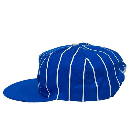 NIRVANA STRIPED COME AS YOU ARE LOGO CAP LIGHT BLUE SNAPBACK 0789