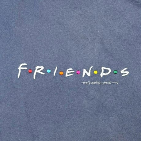 FRIENDS TV DRAMA PROMO EMBROIDERY LOGO BLUE FRUIT OF THE LOOM XL 5445