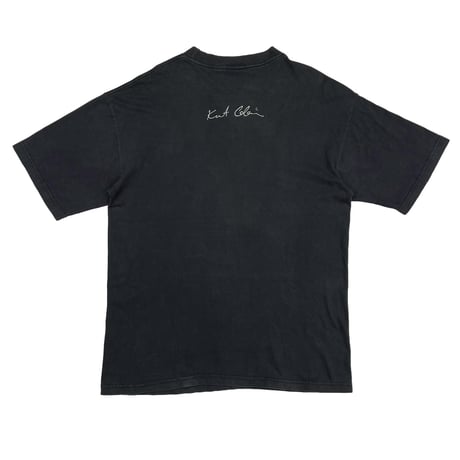 NIRVANA 1998 KURT COBAIN MEMORIAL BLACK GINAT LARGE 2547