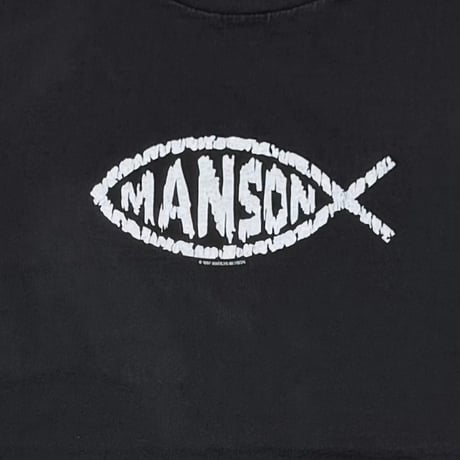 MARILYN MANSON 1997 FISH LOGO FITS XL 9516