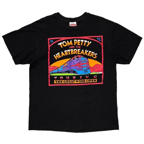 TOM PETTY AND THE HEARTBREAKERS 1991 THE GREAT WIDE OPEN TOUR Hanes LARGE 6765