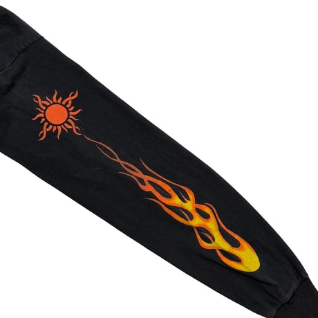 GOD SMACK FLAME SLEEVE US TOUR 1999 LS GIANT XL 0635
