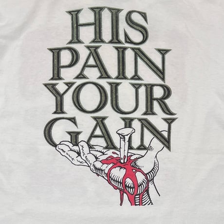 LORD'S GYM HIS PAIN YOUR GAIN WHITE DELTA XL 9755